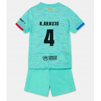 Camisa de time de futebol Barcelona Ronald Araujo #4 Replicas 3º Equipamento Infantil 2023-24 Manga Curta (+ Calças curtas)